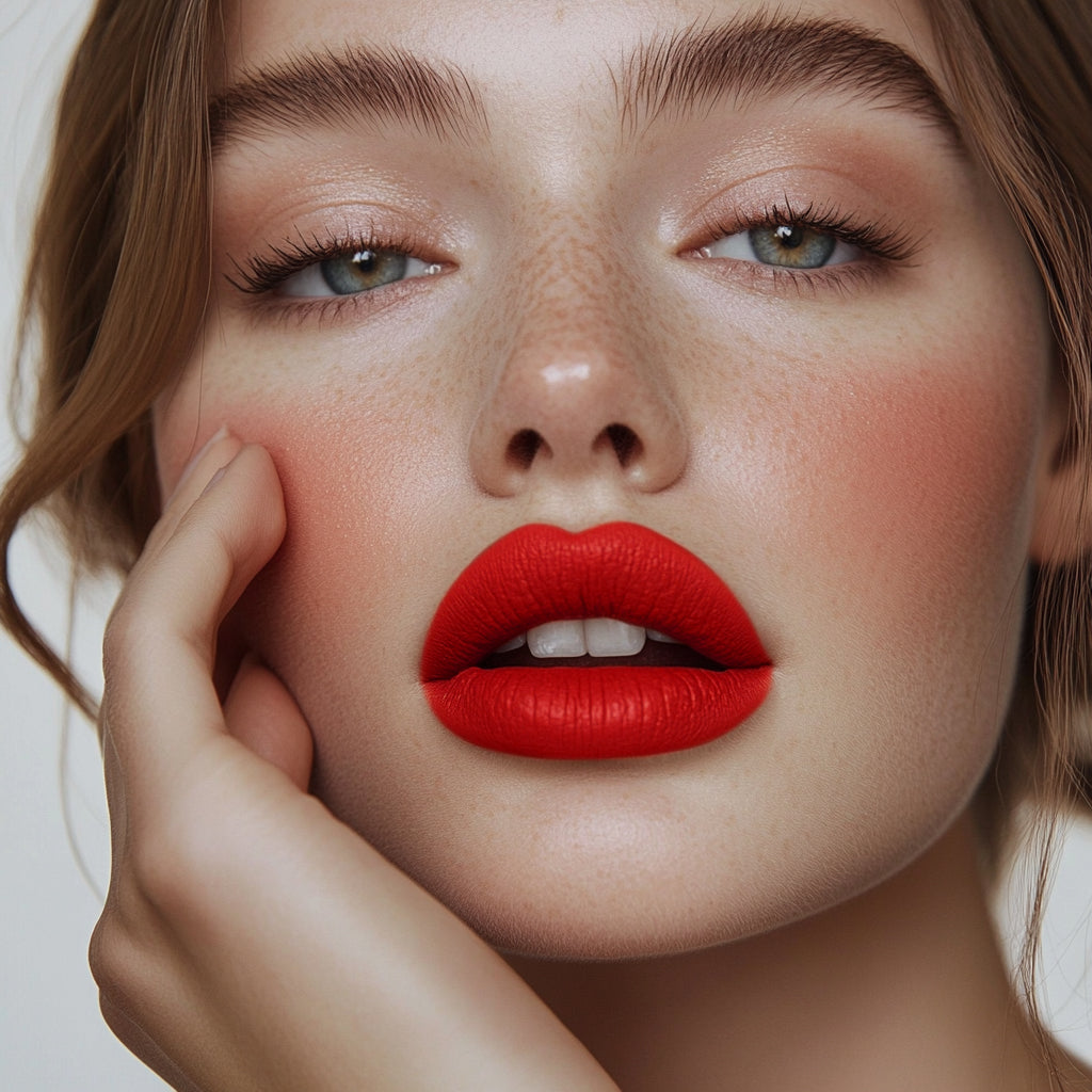 Velvet Color Liquid Lipstick Soft Ruby Red - (Exclusive Discount)