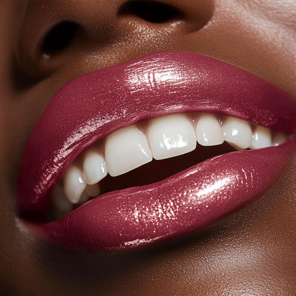 Satin Shimmer Mauve Lipstick With Metallic Shimmer