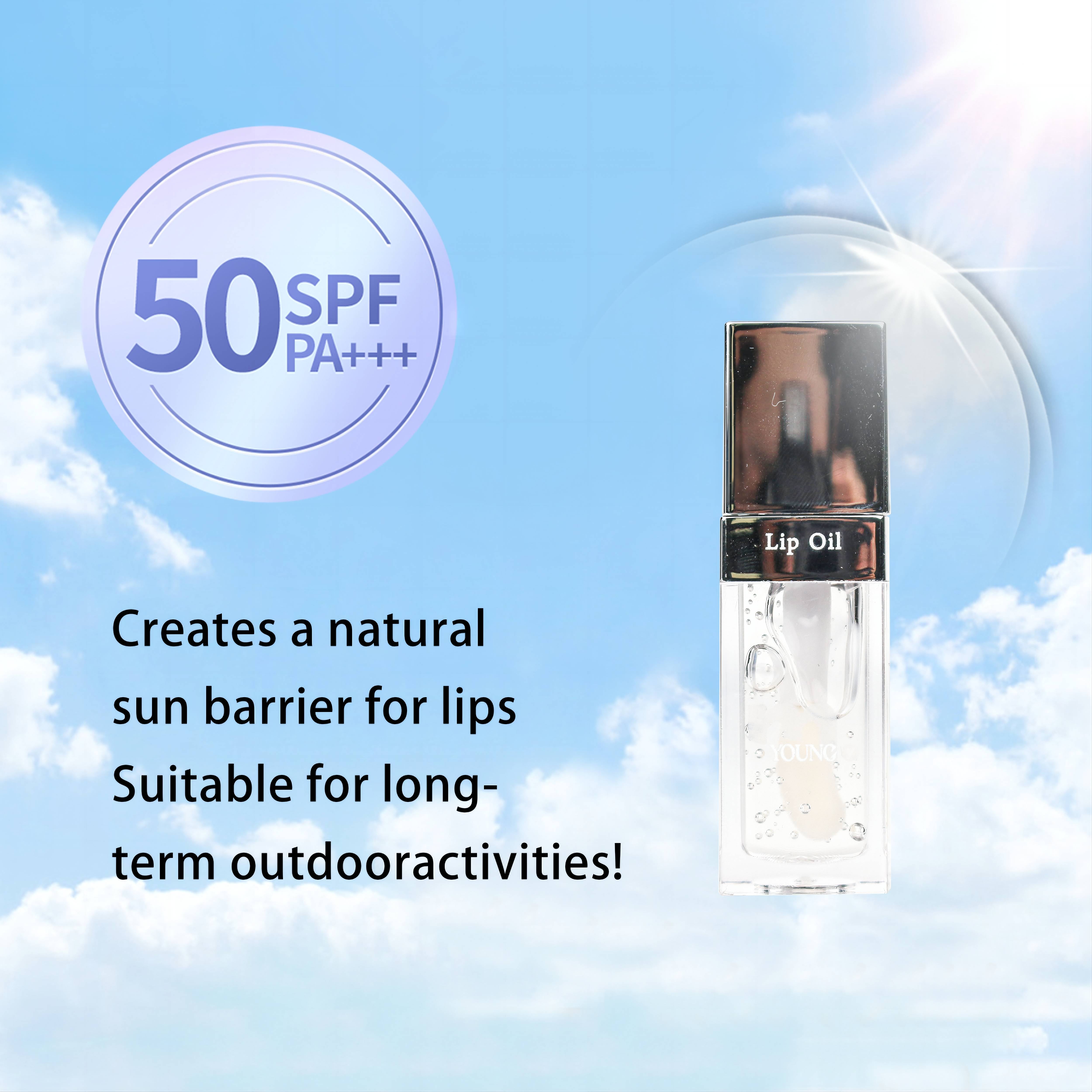 Hydrating Coconut Glow Lip Gloss Crystal SPF Lip Oil（new lip treatment）