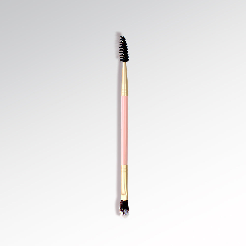 MyYoung Dual-Ended Spoolie & Blending Brush (Pink)