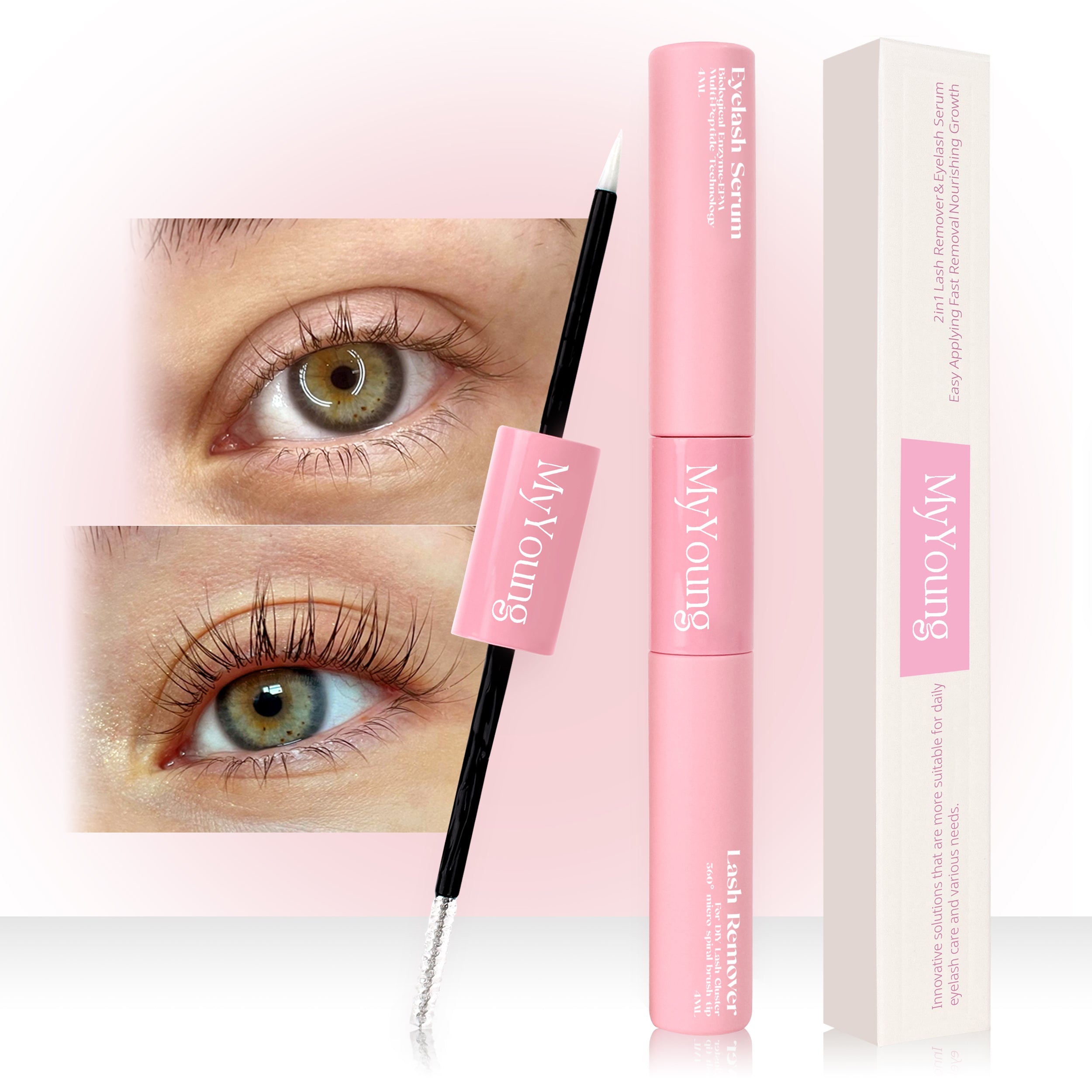 Eyelash Growth Serum & Lash Cluster Remover